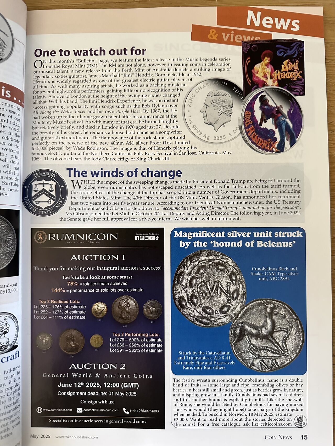 Coin News May 2025 Edition