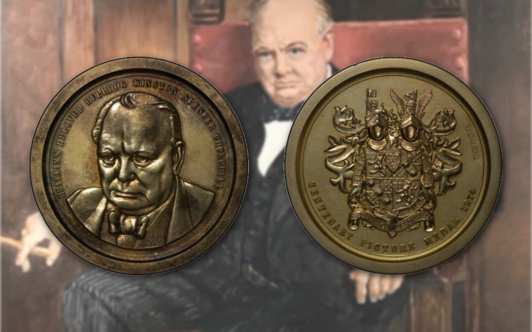 🇬🇧 Lot 172 – A Rare Tribute to Britain’s Greatest Statesman